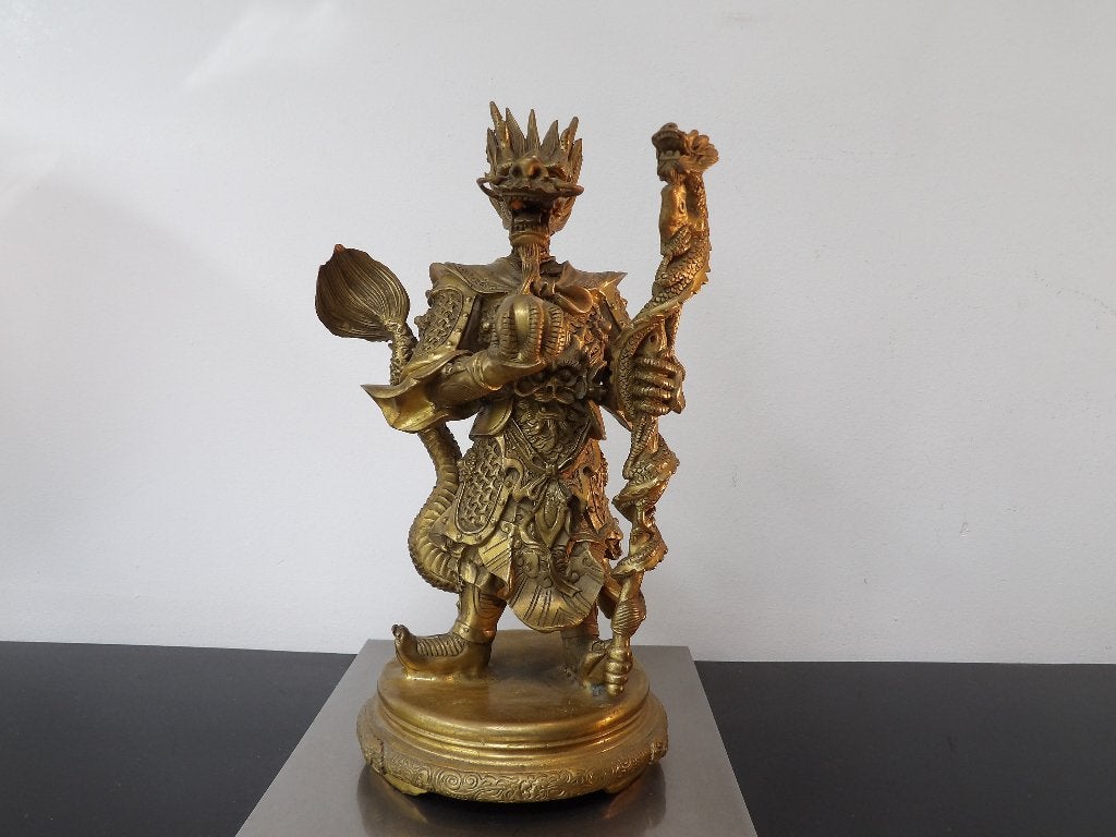 Chinees Beeld Draak Yunhao brons, Ophalen of Verzenden, Brons, Beeld, Klassiek