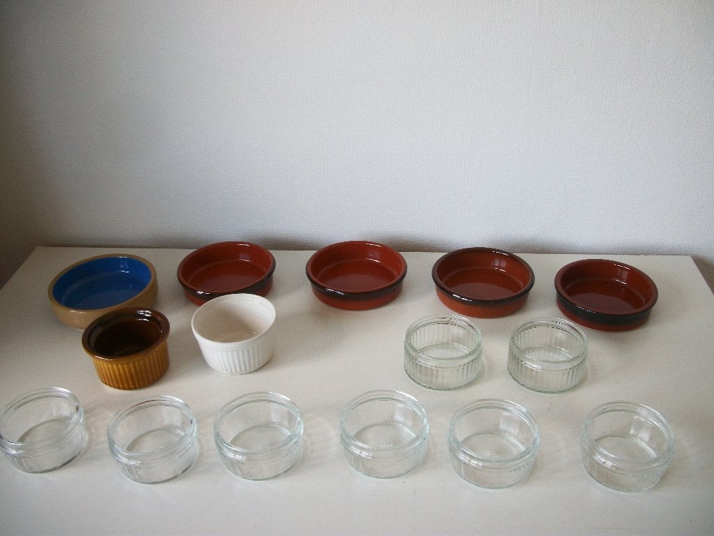 15 Dessert/Creme Brulee Schaaltjes - zgan - per stuk, Ophalen of Verzenden, Overige stijlen, Glas, Schaal of Schalen
