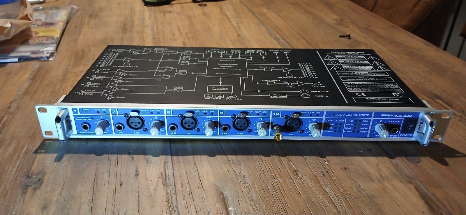 RME Fireface 800 Audio Interface, Ophalen of Verzenden, Gebruikt