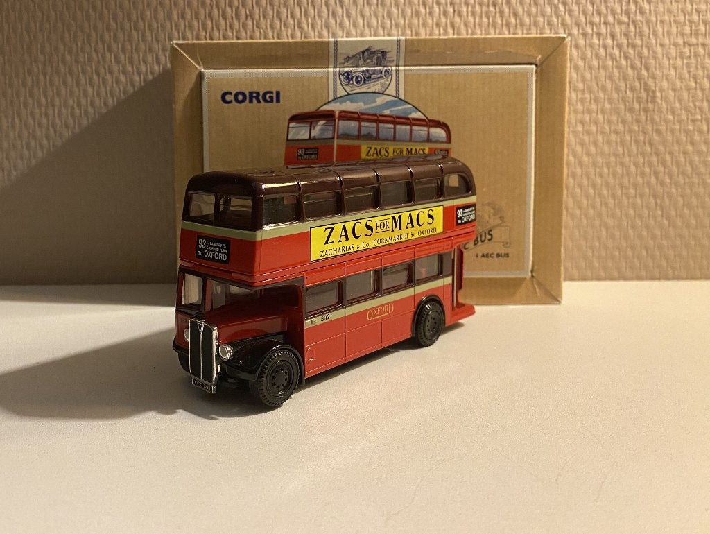 Corgi - AEC Bus Dubbeldekker Oxford, Ophalen of Verzenden, Nieuw, Bus of Vrachtwagen