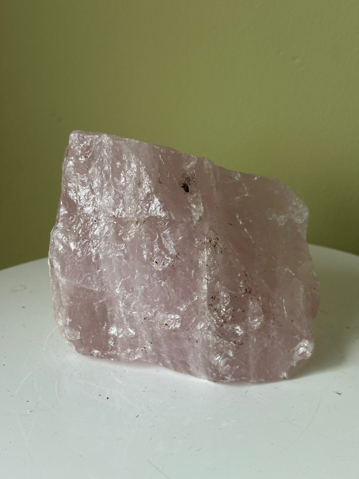 Grote Rozenkwarts Kristal Mineraal 686 gram, Ophalen of Verzenden, Mineraal