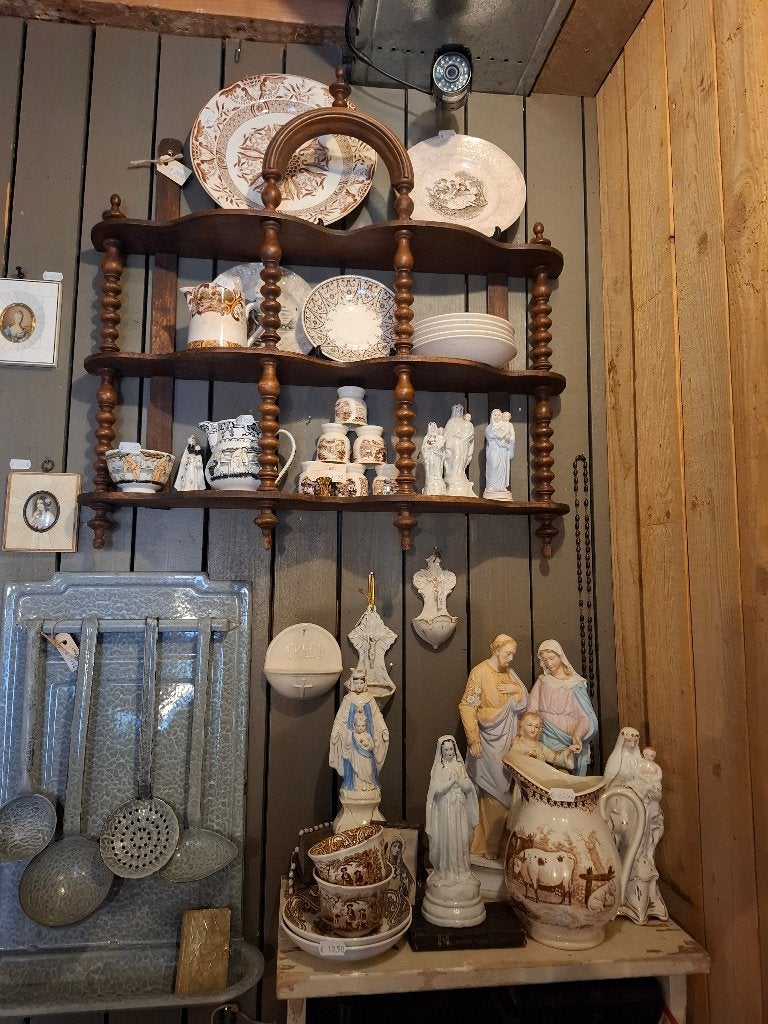 Brocante Servies bij de Arme Duivel, zie de foto's, Ophalen of Verzenden