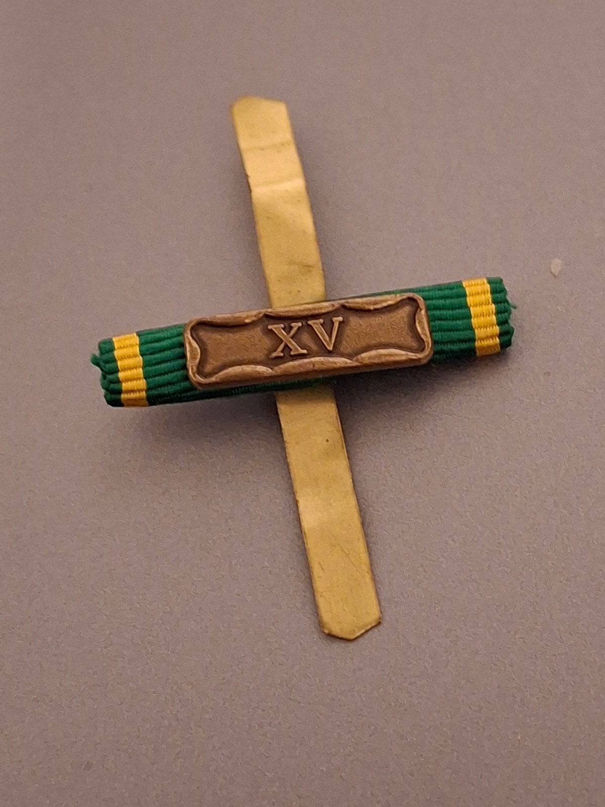 Baton orde en veiligheid XV jaar, Ophalen of Verzenden, Landmacht, Nederland, Lintje, Medaille of Wings