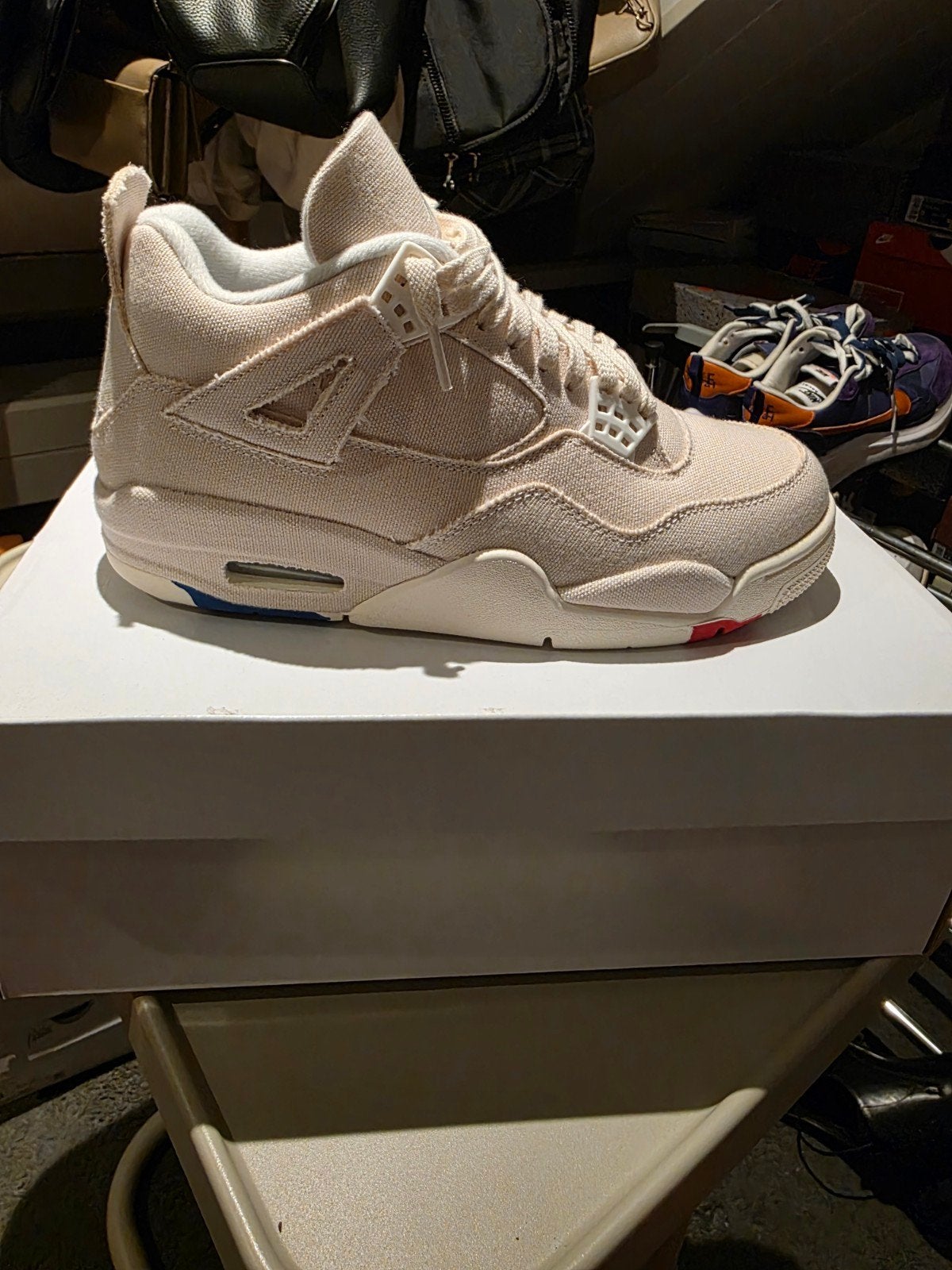 Nike WMNS Air Jordan 4 Retro 'Sail' - Maat 41, Overige kleuren, Nike Jordan, Nieuw, Ophalen of Verzenden