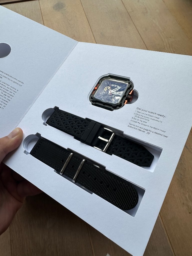 CIGA Design Series X Gorilla Horloge Orange (Nieuw), Overige merken, Staal, Polshorloge, Nieuw