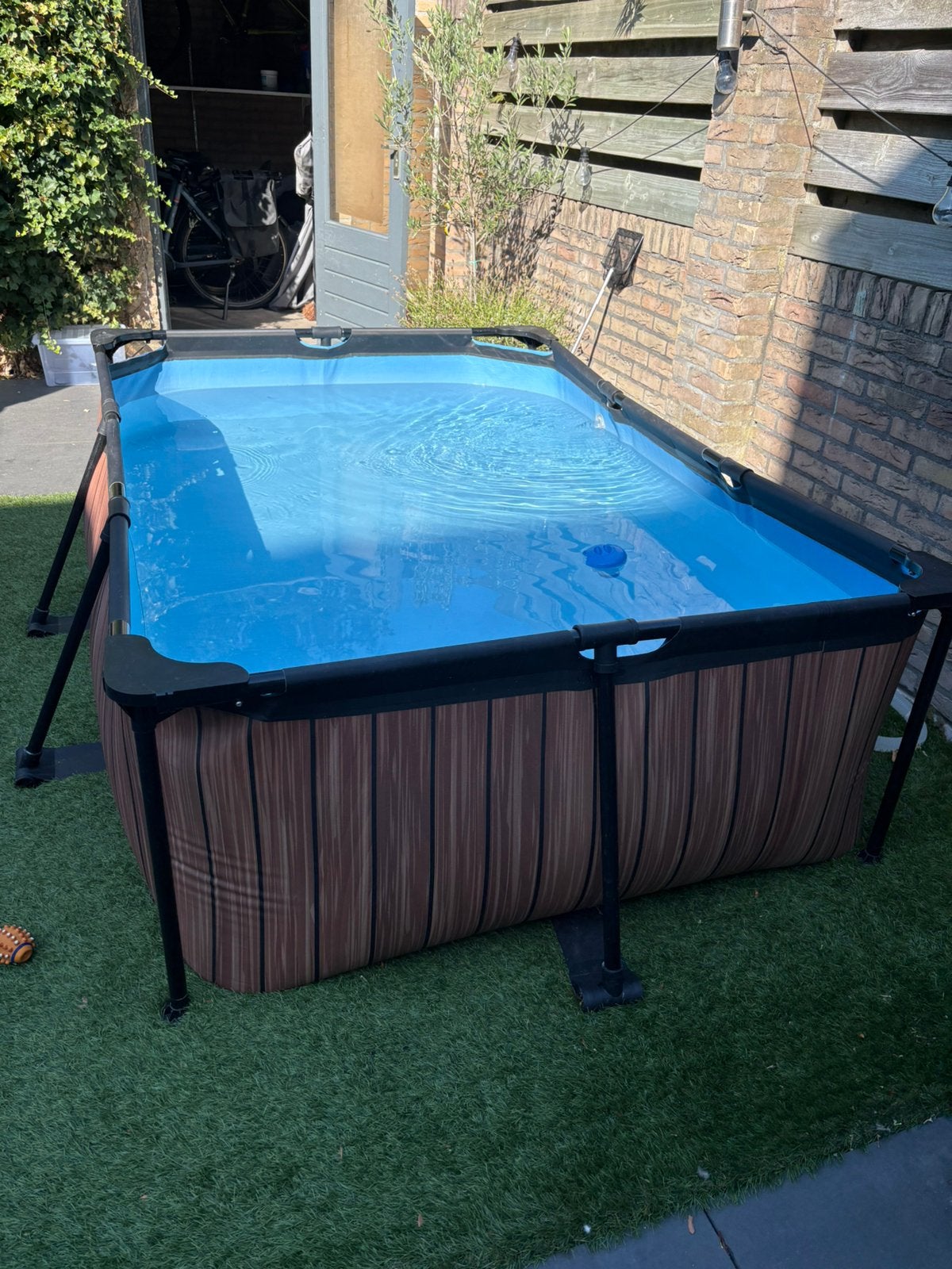 Exit zwembad 220 cm bij 165cm, Tuin en Terras, Zwembaden, Ophalen, Minder dan 80 cm, Opzetzwembad, 200 tot 400 cm