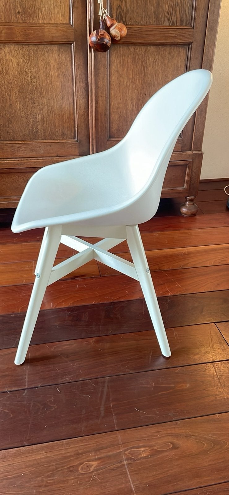 Set van 4 ikea eetkamerstoelen, Huis en Inrichting, Wit, Zo goed als nieuw, Vier, Ophalen