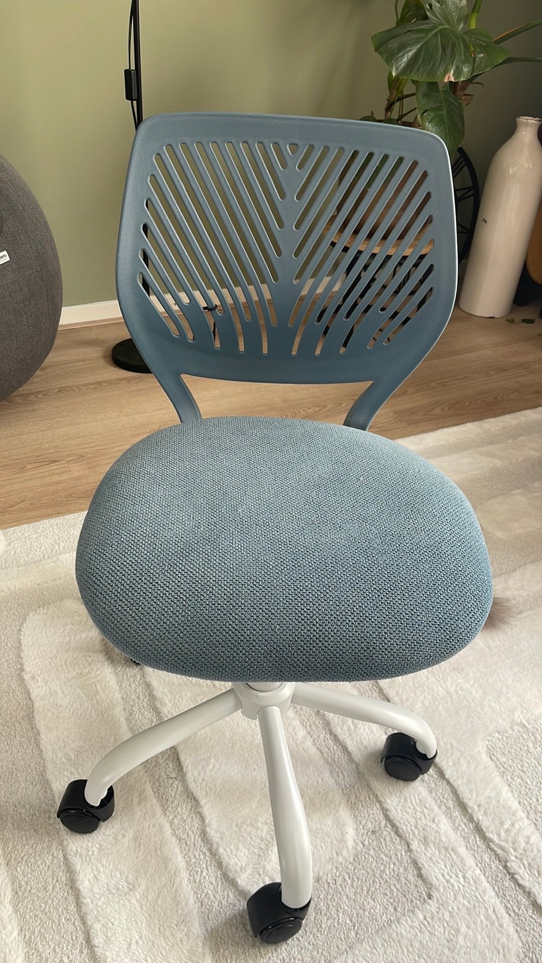 Ikea kinder bureau stoel, Ophalen, Zo goed als nieuw, Blauw, Bureaustoel