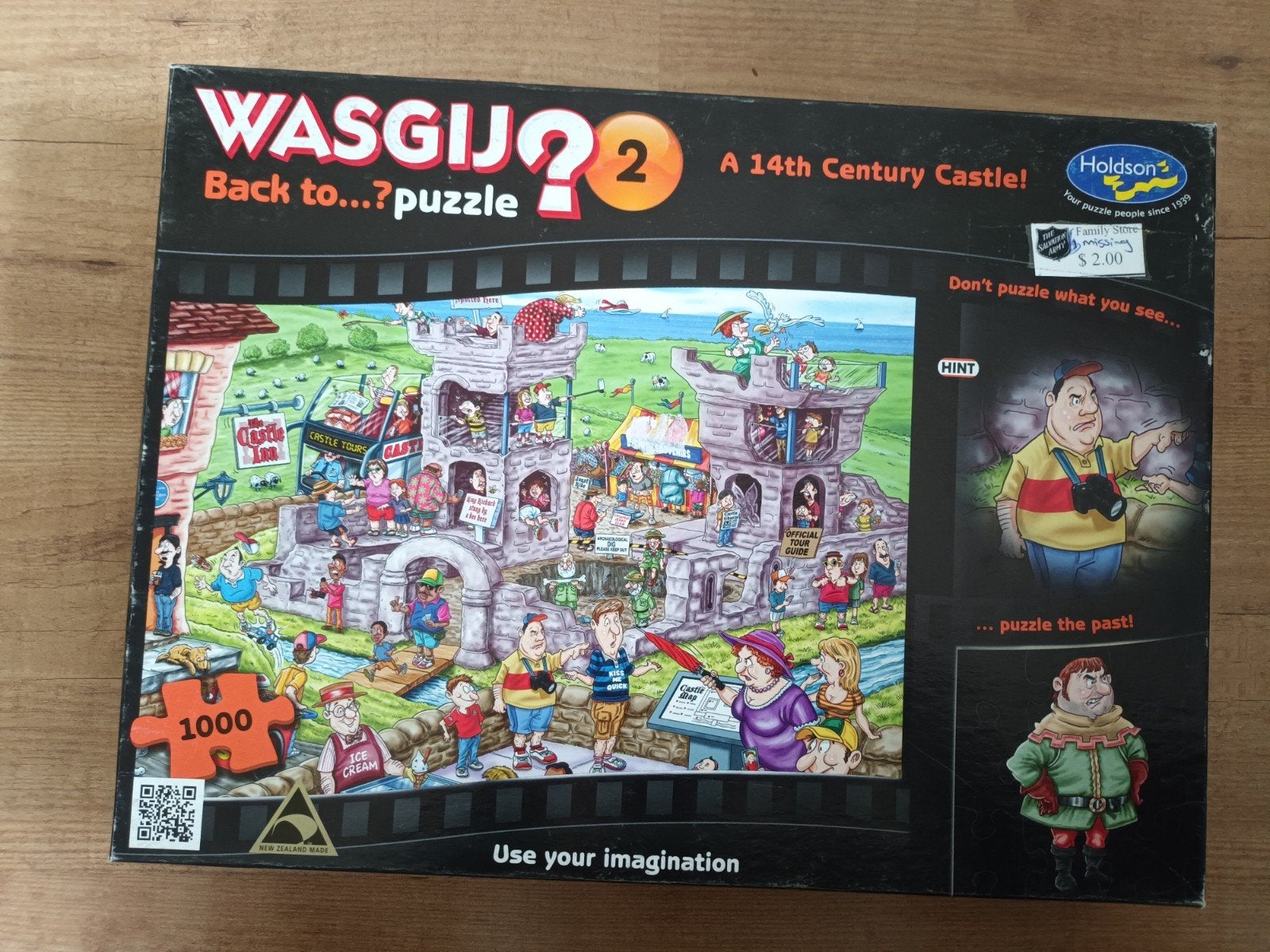 Wasgij Back to... 2 1000 stukjes, Ophalen of Verzenden, 500 t/m 1500 stukjes, Gebruikt, Legpuzzel