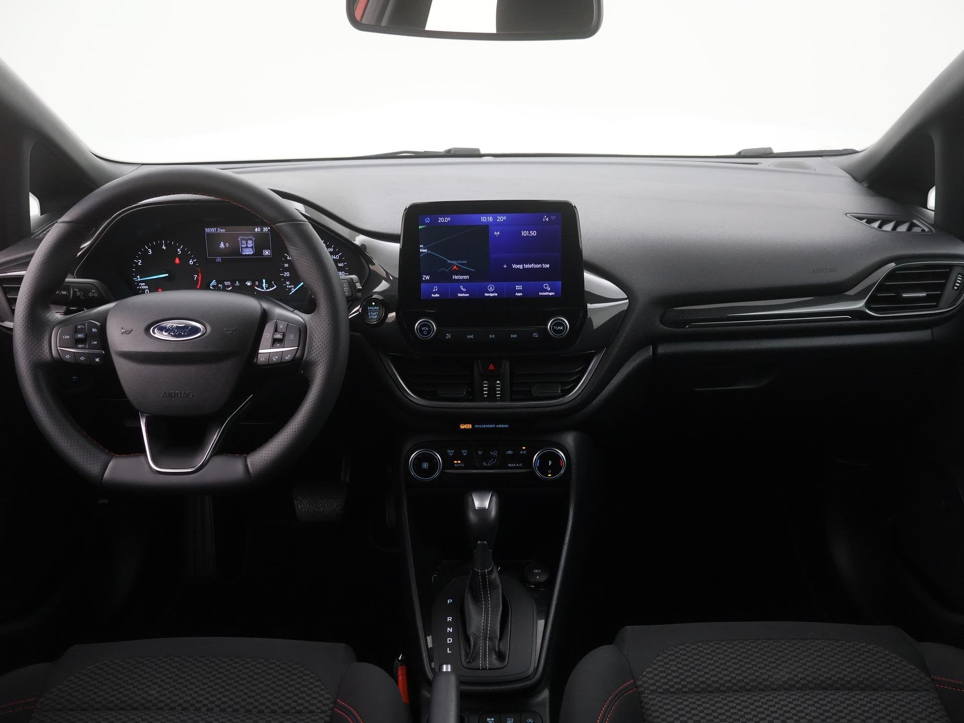 Ford Fiesta 1.0 EcoBoost 125PK ST-Line AUTOM. NAVI|CLIMA|CRU, Gebruikt, Euro 6, 49 €/maand, Bedrijf