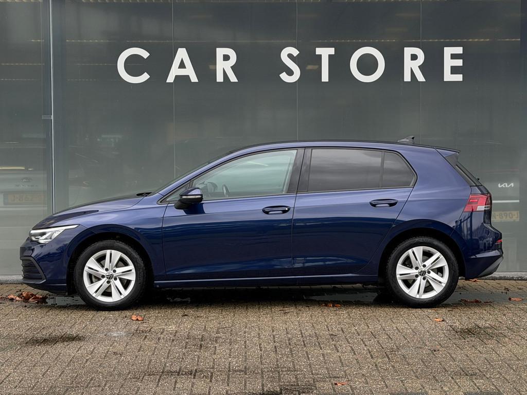 Volkswagen Golf 1.5 TSI Navi Cruise Clima Trekhaak, Stof, Euro 6, 4 cilinders, Blauw