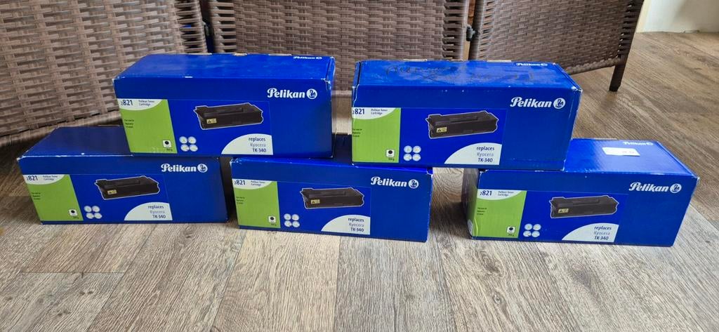 5x Pelikan Toner Cartridge vervangt Kyocera TK-340 SET, Computers en Software, Printers, Ophalen, KYOCERA, Printer, Nieuw