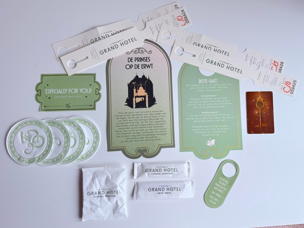 Efteling Grand Hotel kamer items, Ophalen of Verzenden, Nieuw