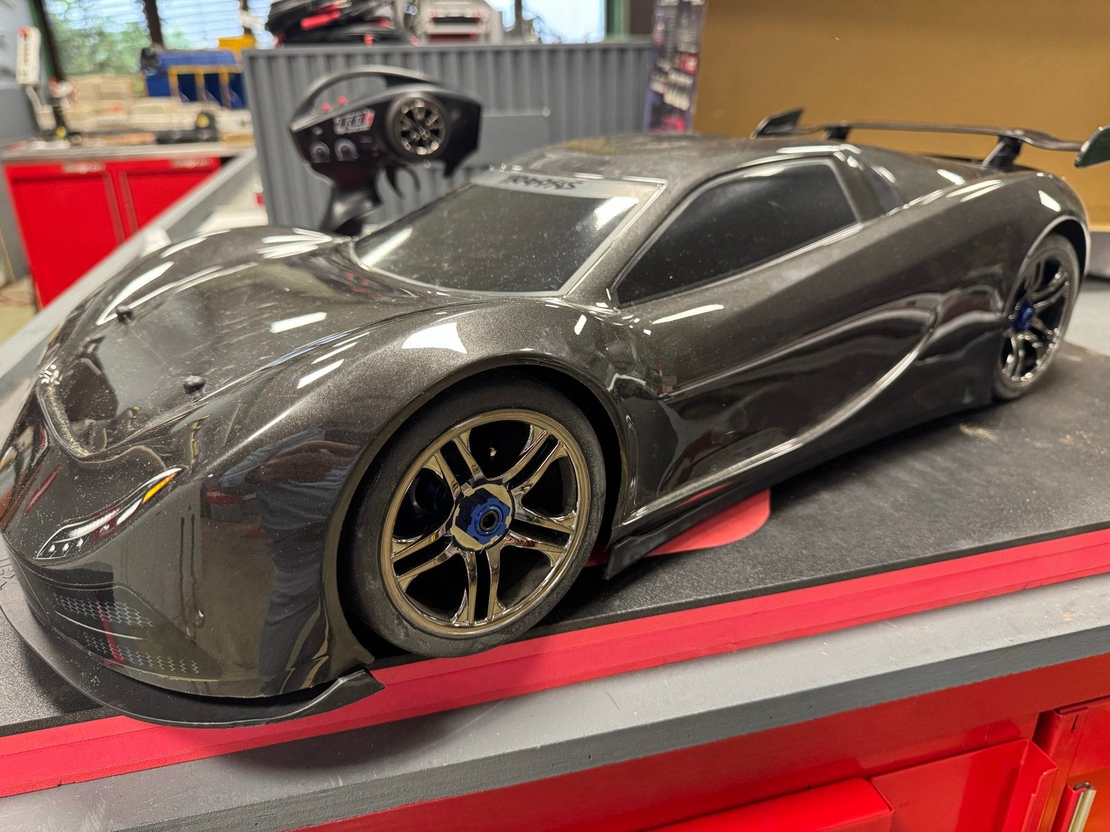 Traxxas XO-1 RC Auto met Telemetrie Zender en Accesoires, Hobby en Vrije tijd, Elektro, Gebruikt, Ophalen of Verzenden, Auto onroad