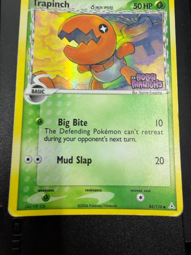 Trapinch Pokémon Kaart - Holon Phantoms Delta Species, Ophalen of Verzenden, Gebruikt, Losse kaart