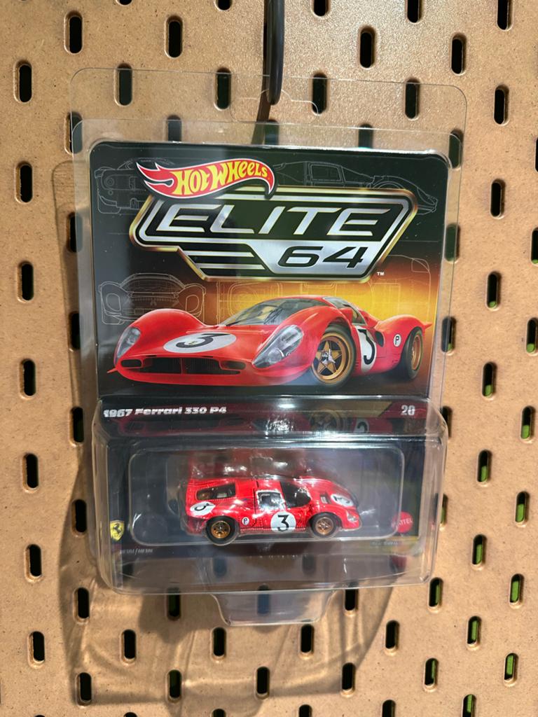 Hot Wheels Elite 64 - 1967 Ferrari 330 P4, Ophalen of Verzenden, Nieuw, Auto