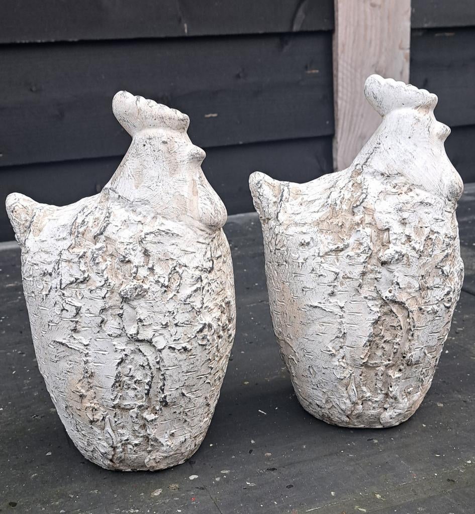 Decoratieve kippen, zwaar materiaal. Hoogte 30cm. Nieuw, Ophalen, Nieuw
