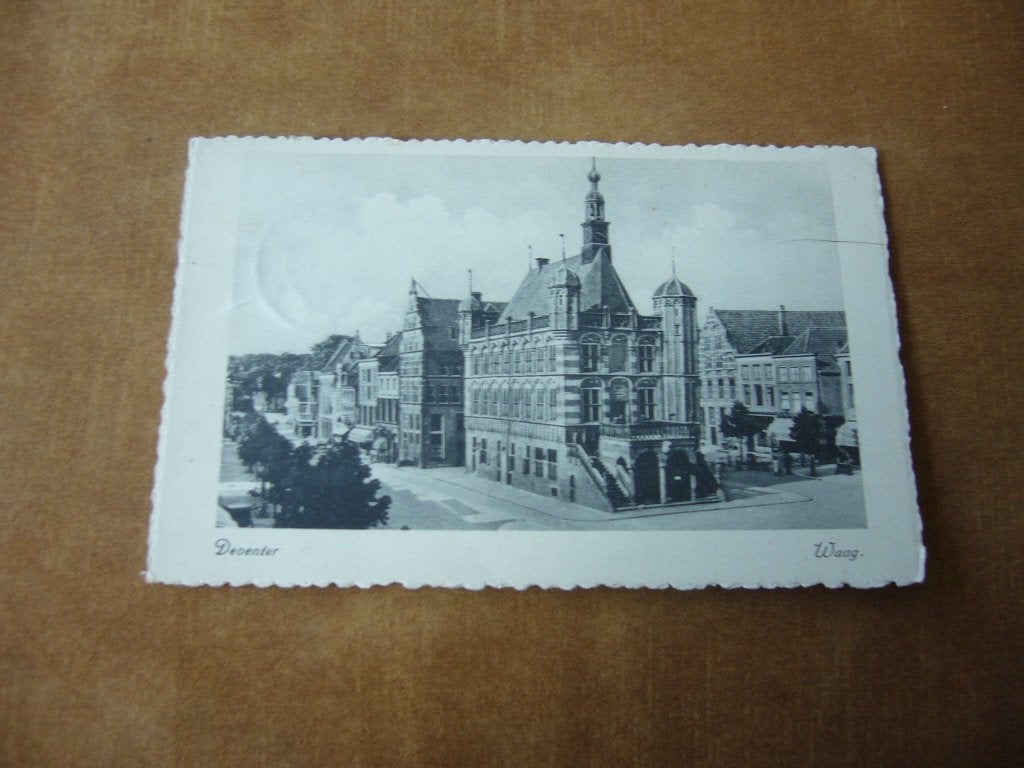 DEVENTER  =  WAAG  1943, Ophalen of Verzenden, 1940 tot 1960, Gelopen, Overijssel