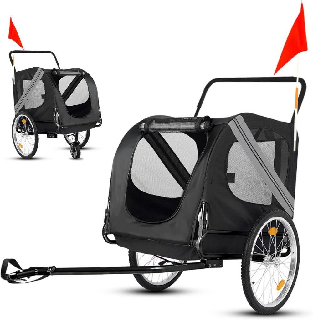 Outbee Hondenfietskar-2-in1-Hondenbuggy-Hondenkar-Opvouwbaar, Ophalen of Verzenden, Opvouwbaar, Nieuw
