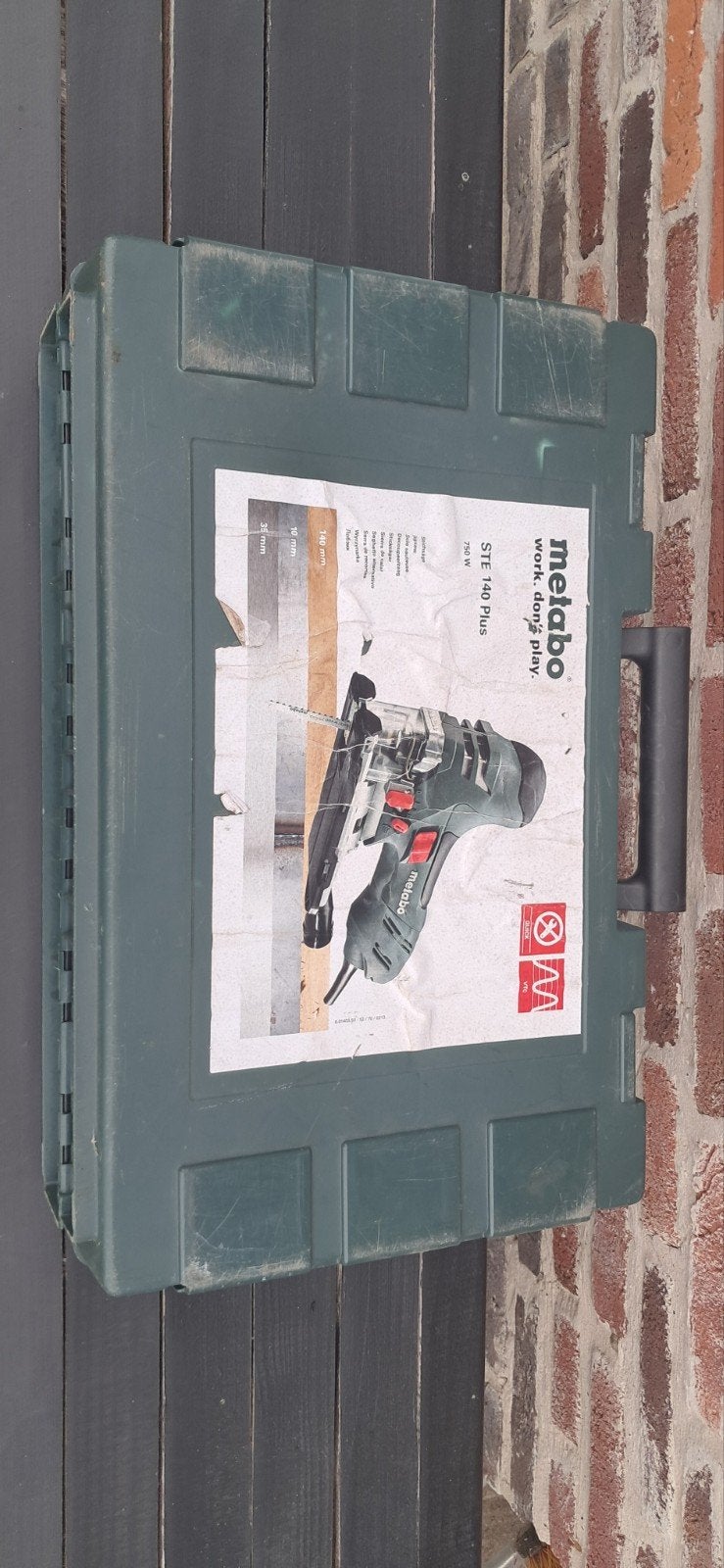 Metabo STE 140 Plus Decoupeerzaag in koffer, Gebruikt, 600 tot 1200 watt, Ophalen of Verzenden, Metabo