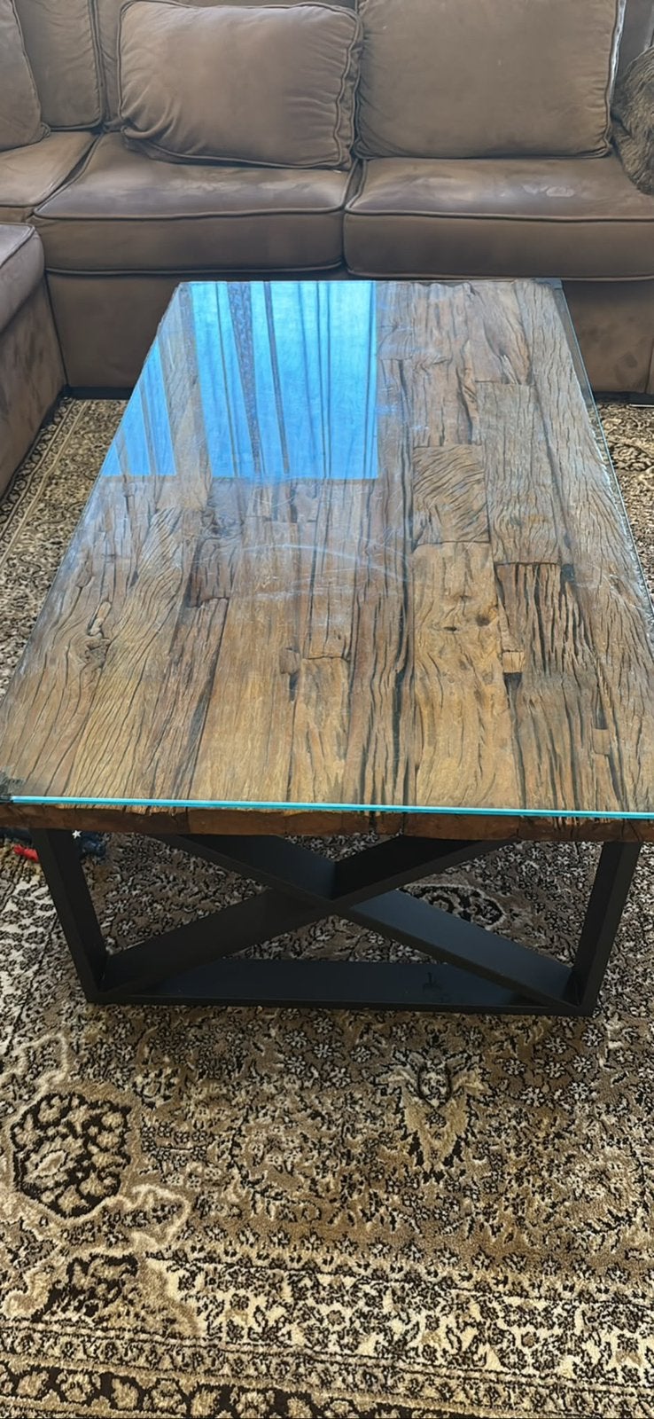 Eettafel en salontafel te koop, Ophalen of Verzenden, Zo goed als nieuw, Rechthoekig, 50 tot 100 cm