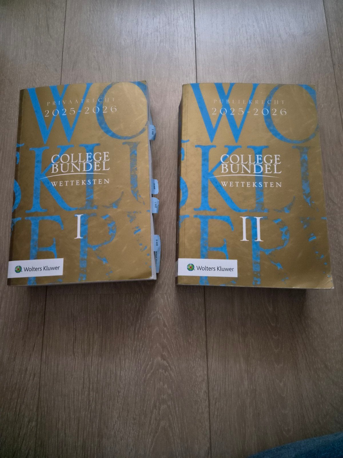 Collegebundel Wettenbundel 2025-2026 I & II, Ophalen, Gelezen, HBO, Wolters Kluwer