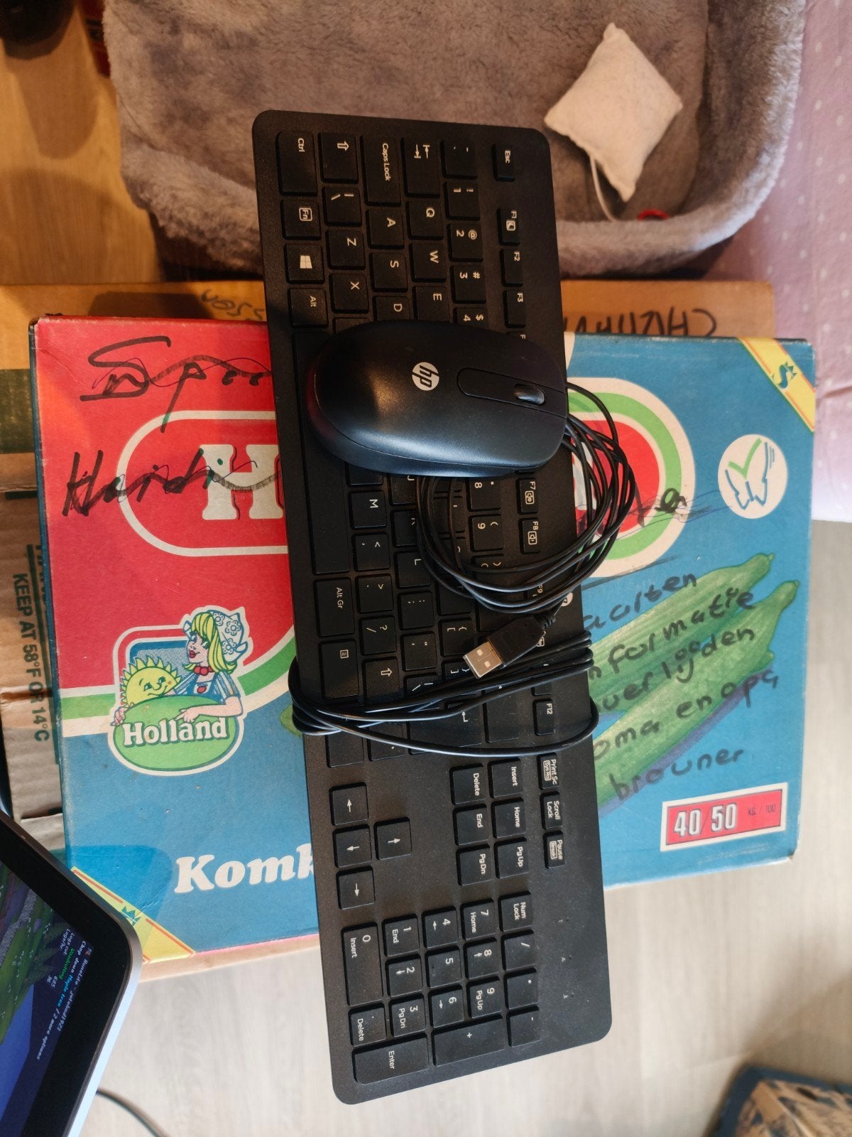 usb toetsenbord en muis z.g.a.n, Computers en Software, Ophalen of Verzenden