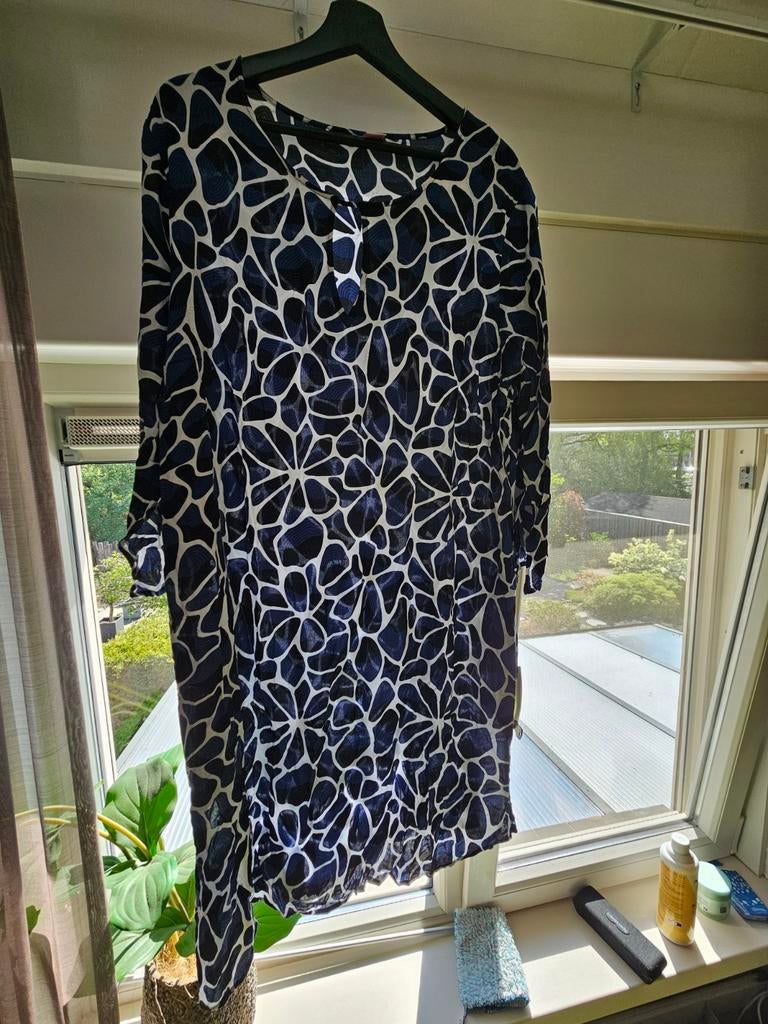 Anita Viscose Jurk XL - Stijlvol aan het Zwembad, Kleding | Dames, Jurken, Anita, Blauw, Maat 46/48 (XL) of groter, Ophalen of Verzenden