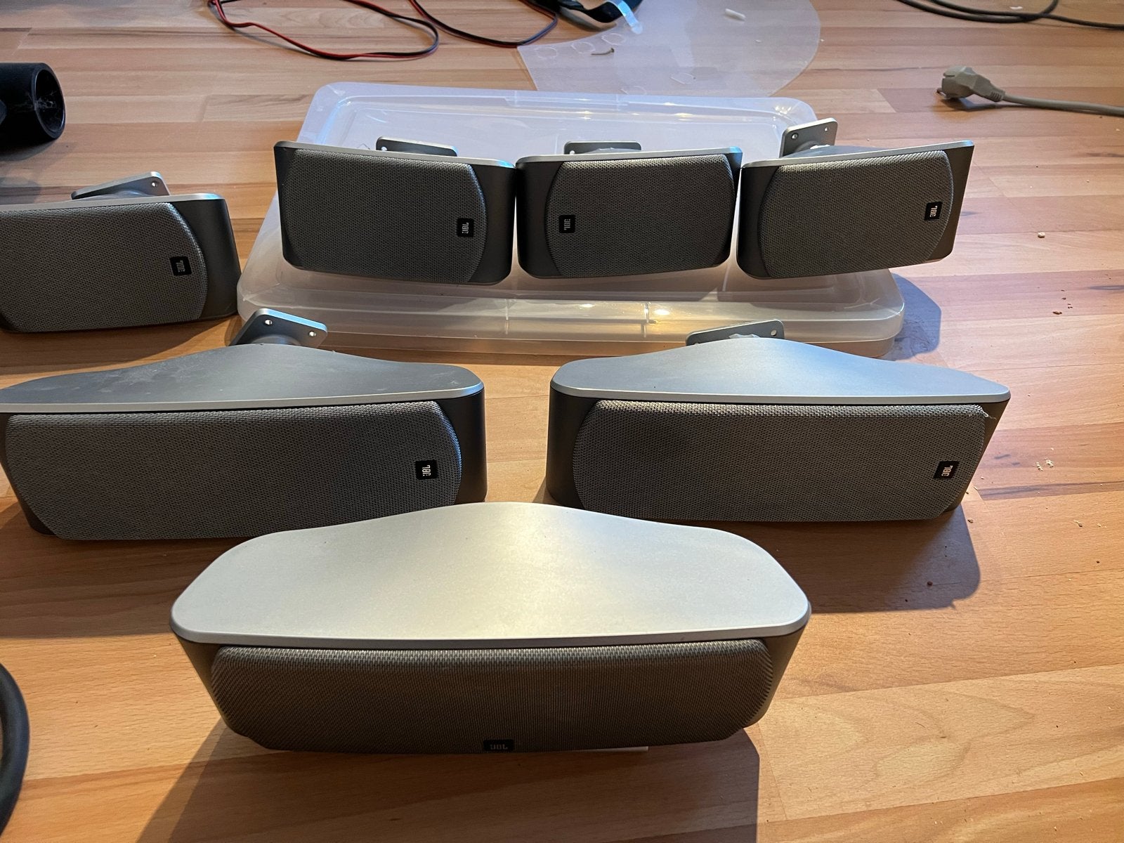 JBL Satellietsysteem 7.1 - 4x SCS200SAT, 1x SCS200CEN, 2x SC, Gebruikt, JBL, Ophalen of Verzenden, Surroundset