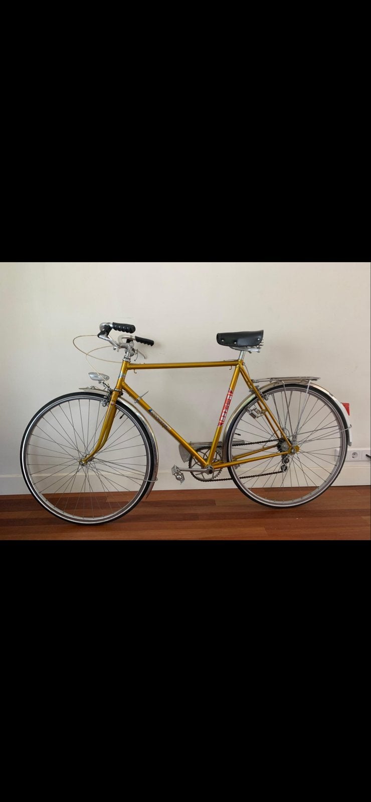 Vintage Gitane racefiets - Goudkleurig, Gebruikt, Velgrem, Versnellingen, 53 tot 57 cm