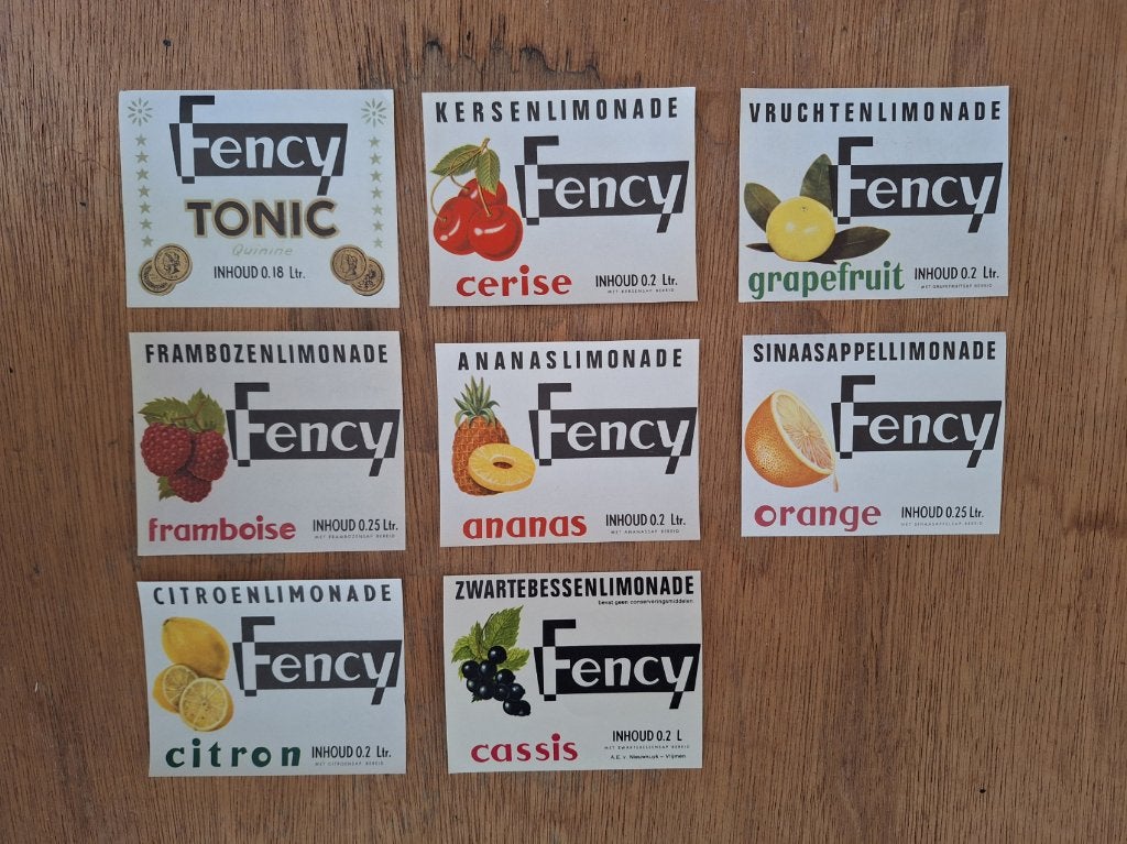 4000 stuks Fency Etiketten (Een mix van 8 verschillende), Antiek en Kunst, Ophalen of Verzenden
