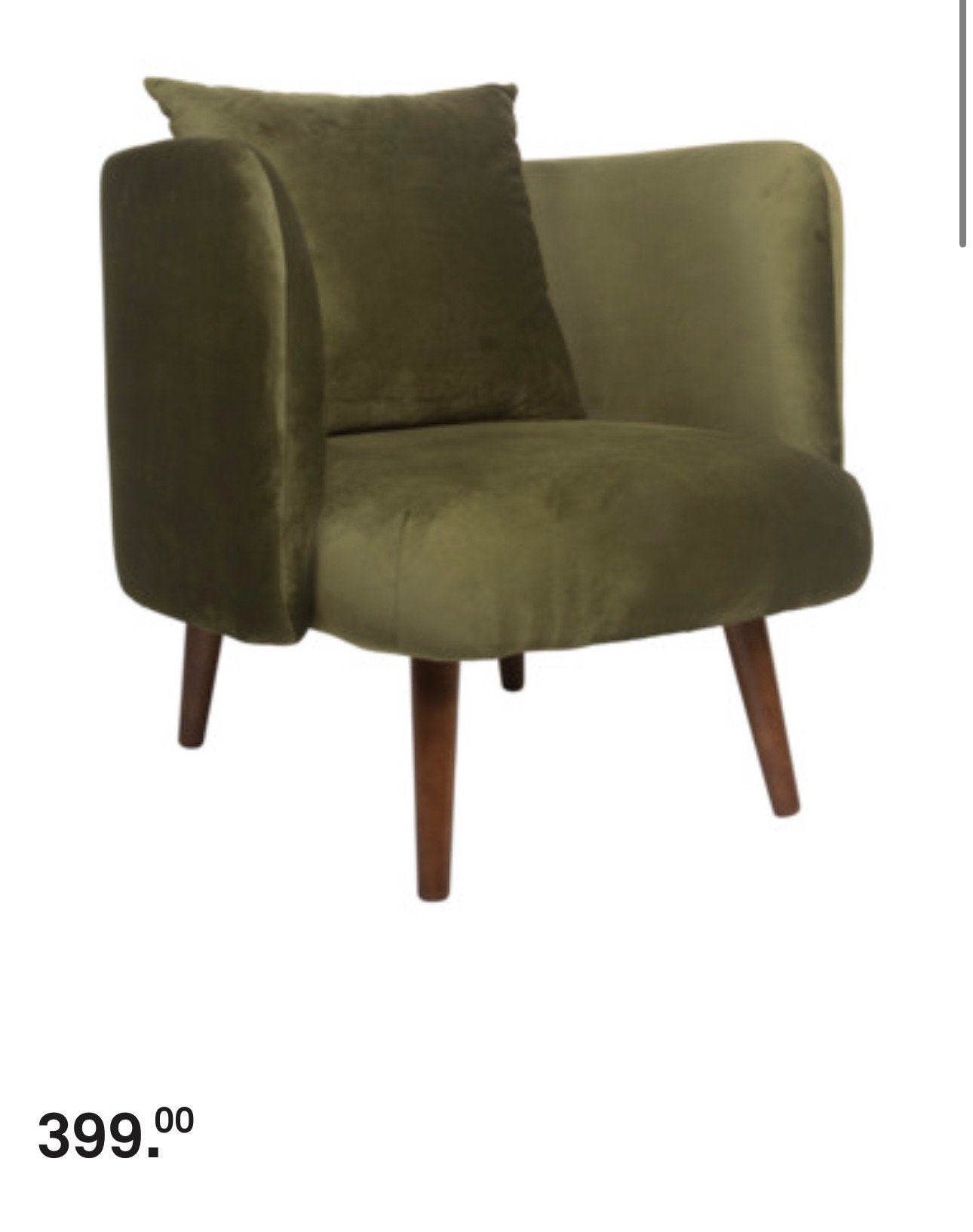 Sfeervolle romantische fauteuil met armleuning, Ophalen, Gebruikt, Stof, 75 tot 100 cm