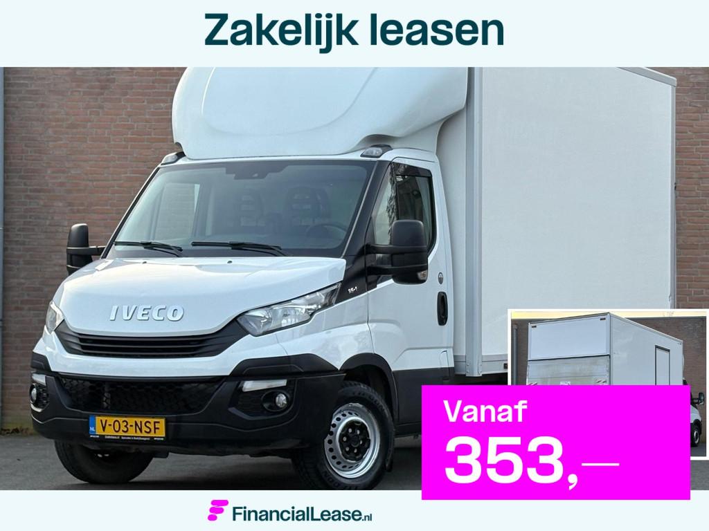 Iveco Daily 35S14 140PK Bakwagen 20m³ / Laadklep / Trekhaak, Gebruikt, Wit, 14 km/l, Bedrijf