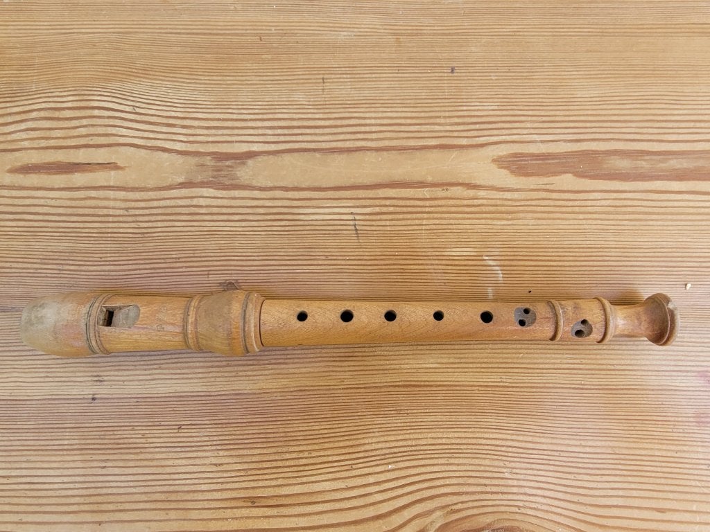 Vintage houten BLOKFLUIT / Fluit, Muziek en Instrumenten, Blaasinstrumenten | Blokfluiten, Verzenden, Gebruikt, Overige typen
