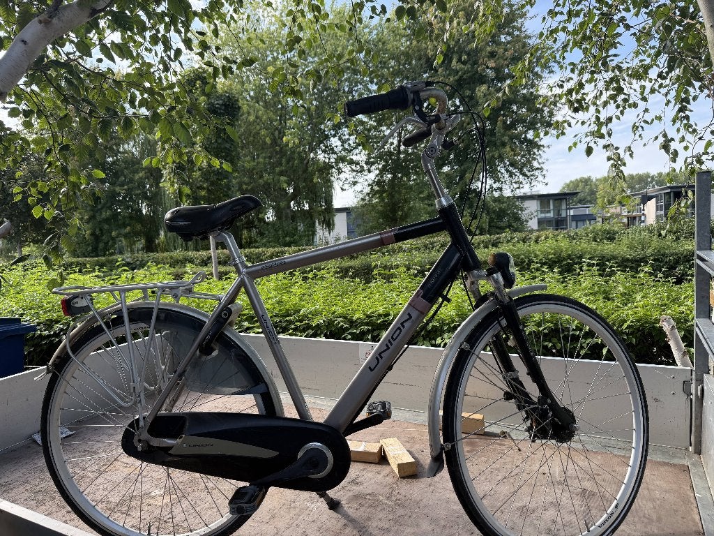 Union Hydra herenfiets 28" Nexus 7, vering en rollerbrakes, Gebruikt, Versnellingen, 57 tot 61 cm, Trommelrem