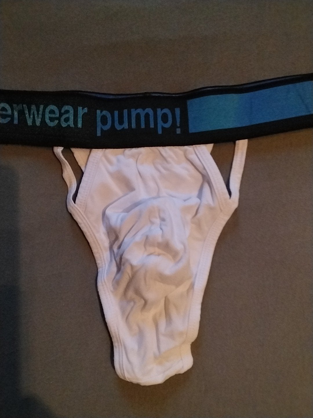 Heren onderbroek ondergoed string thong wit L gay Pump, Ophalen of Verzenden, Wit, Pump, Overige typen