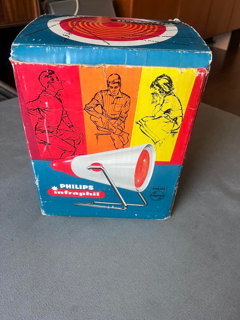 Vintage Philips Infraphil Infraroodlamp - Zo goed als nieuw, Ophalen of Verzenden, Zo goed als nieuw, Overige typen
