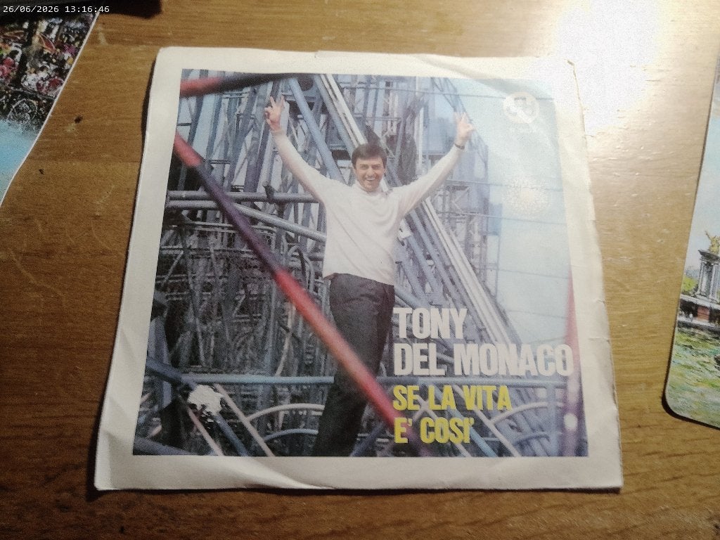 Tony del Monaco - Se la vita e cosi, Ophalen of Verzenden, Gebruikt