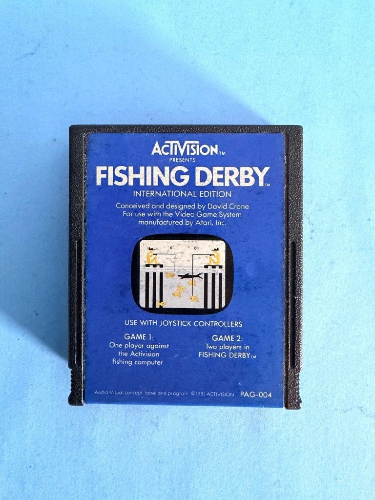 Fishing Derby (Atari 2600), Spelcomputers en Games, Gebruikt, 1 speler, Ophalen of Verzenden, Atari 2600