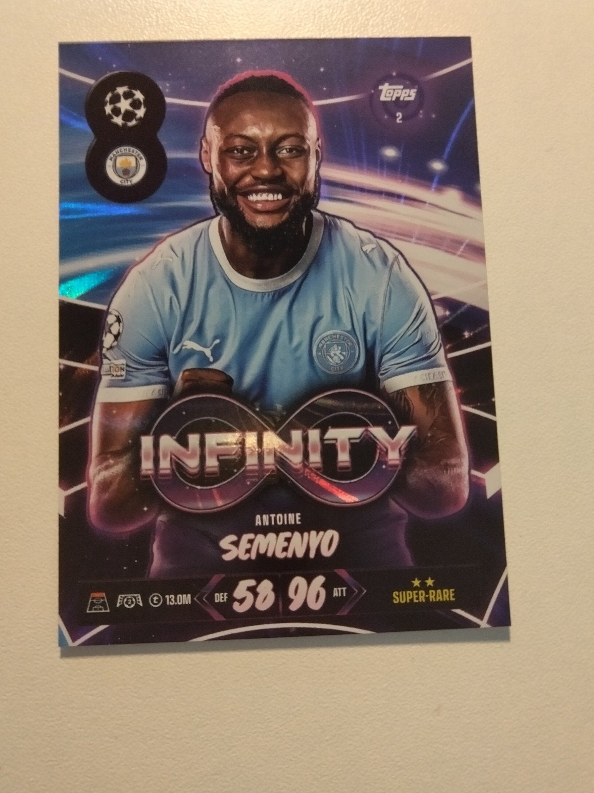 infinity semenyo topps match attax 20 annivarsary, Ophalen of Verzenden