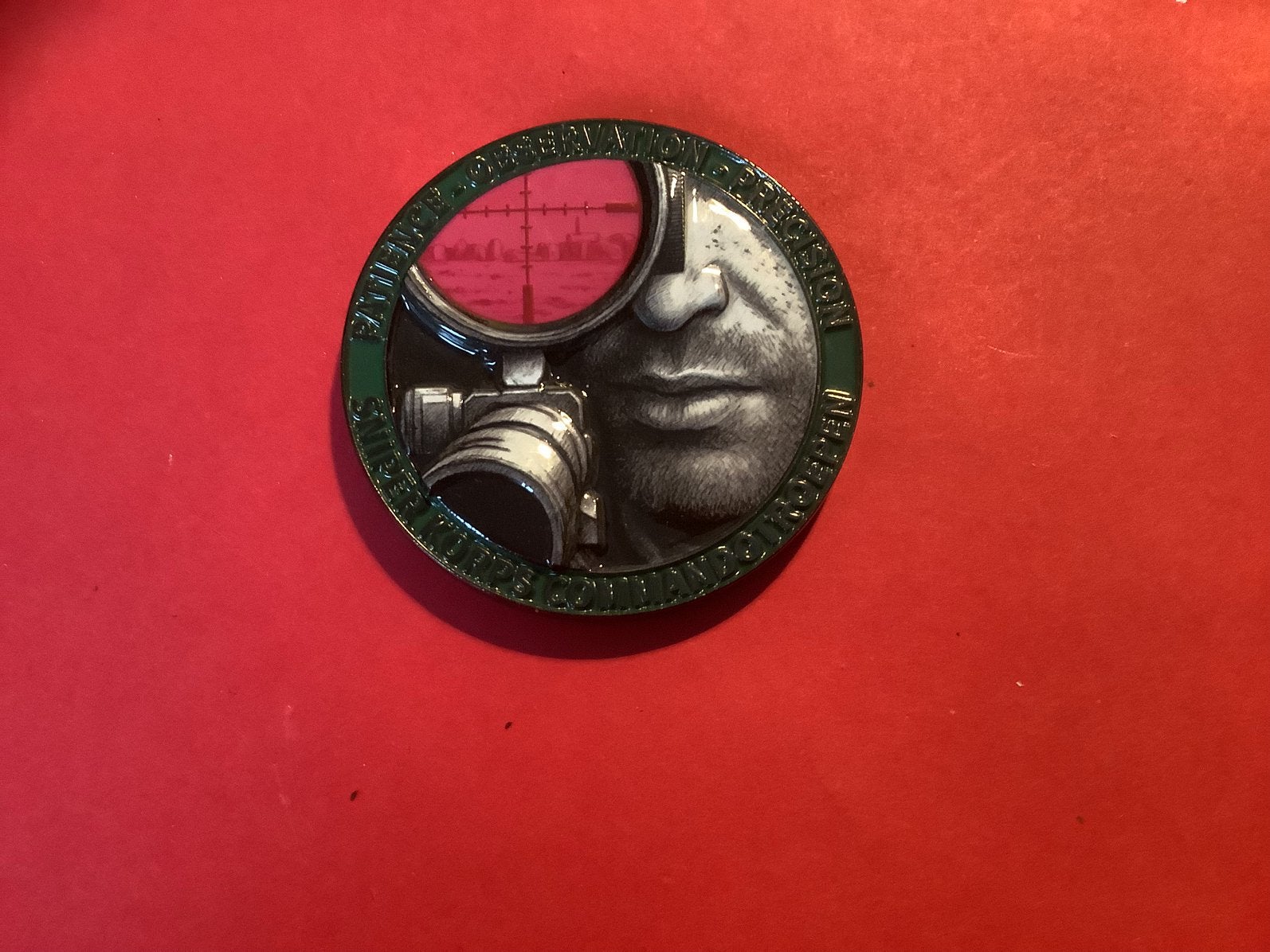 Coin van het Korps Commando Troepen, Ophalen of Verzenden, Landmacht, Nederland, Embleem of Badge