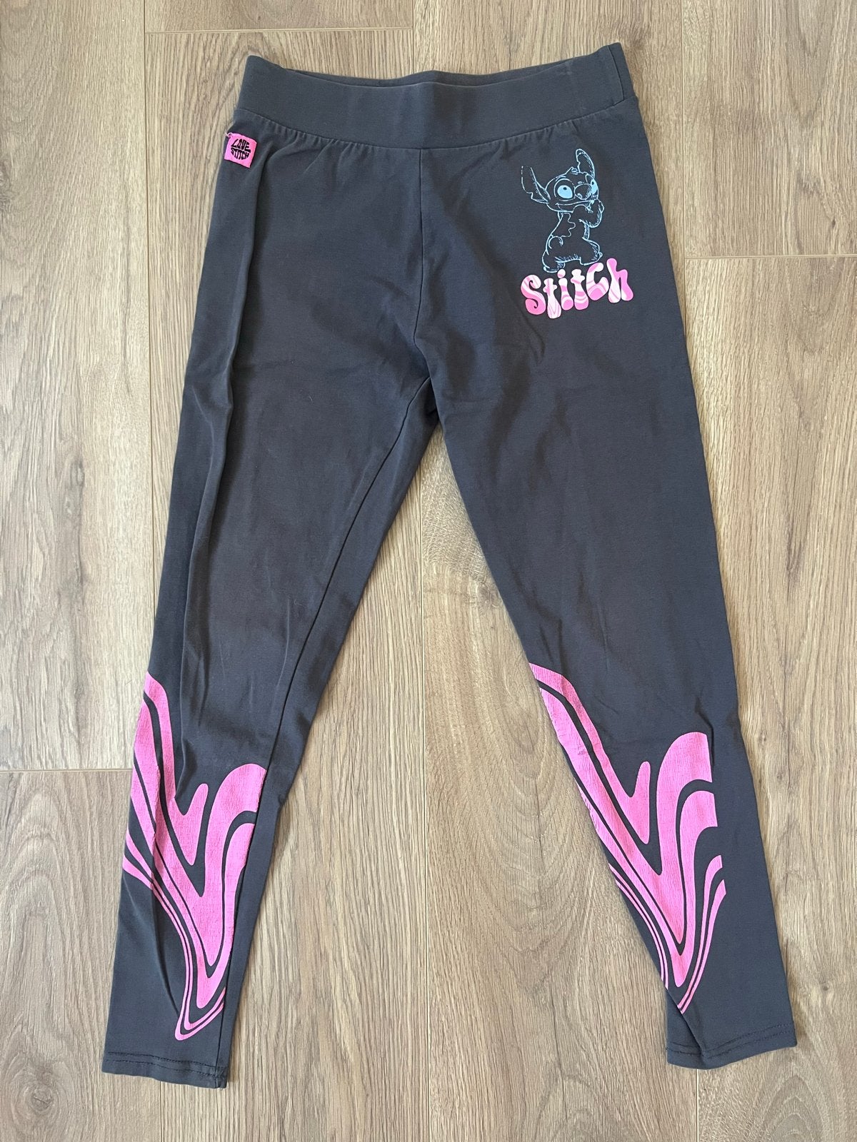 Grijs/roze Stitch-legging van Primark, Ophalen of Verzenden, Gebruikt, Meisje, Broek