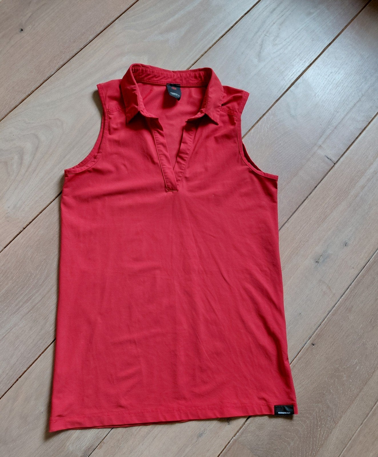 Als nw!!!! Travelstof PENN & INK dames blouse/top mt 36, Ophalen of Verzenden, Zo goed als nieuw, Penn & ink, Rood