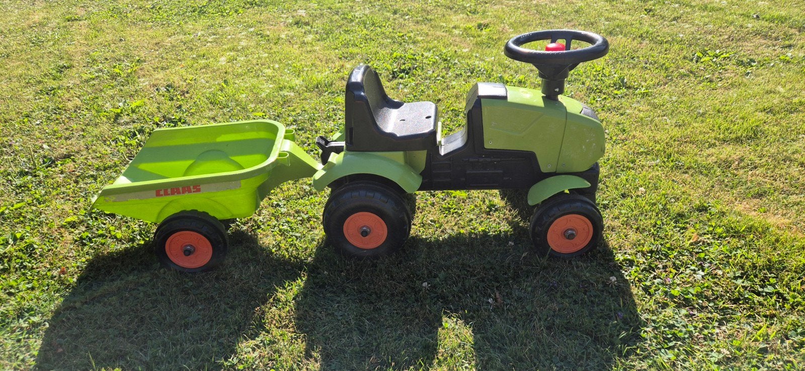 Leuke trekker met kar Claas, Ophalen, Gebruikt
