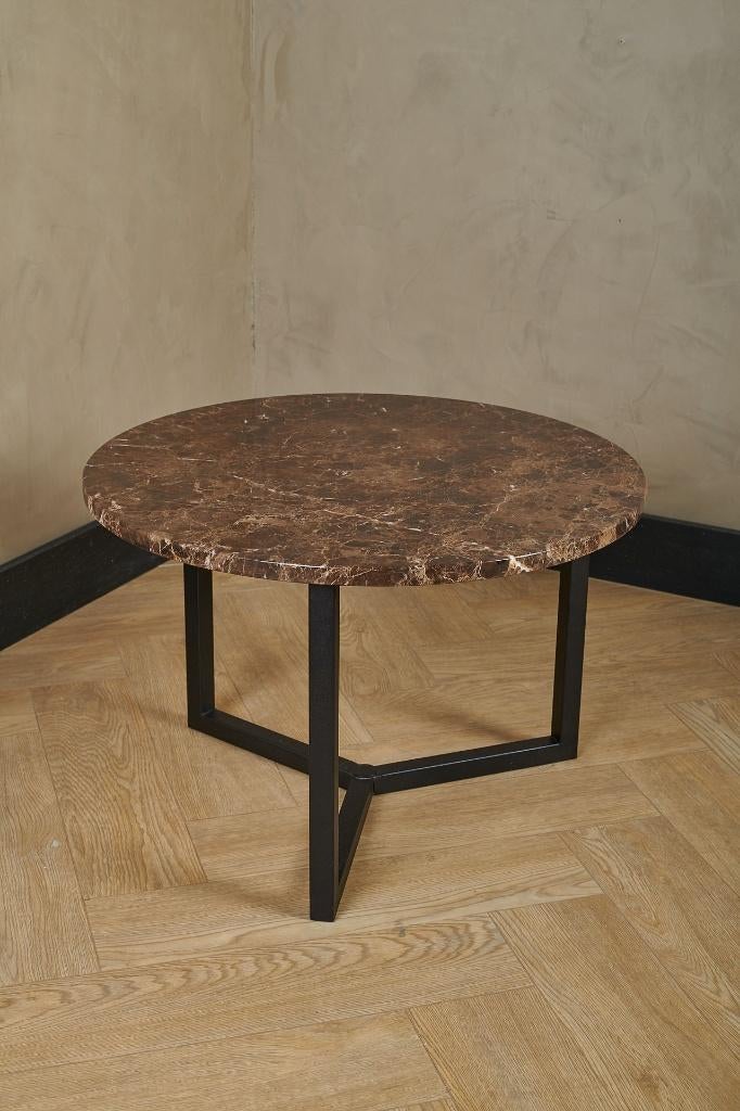 Marmeren salontafels | Diverse kleuren & maten, 50 tot 100 cm, Rond, Nieuw, Metaal