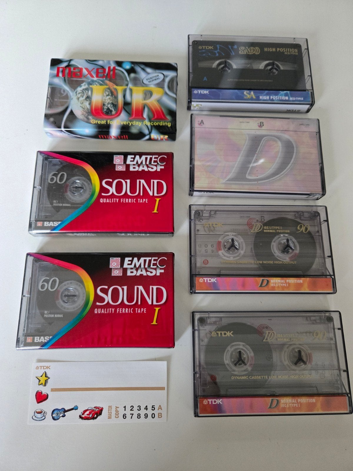 7 cassettebandjes, deels nieuw in seal, Cd's en Dvd's, 2 t/m 25 bandjes, Overige genres, Ophalen of Verzenden, Nieuw in verpakking