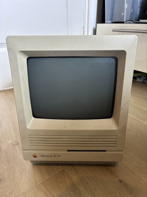 Apple Macintosh SE/30 - werkt niet - voor onderdelen, Ophalen of Verzenden, Apple Macintosh