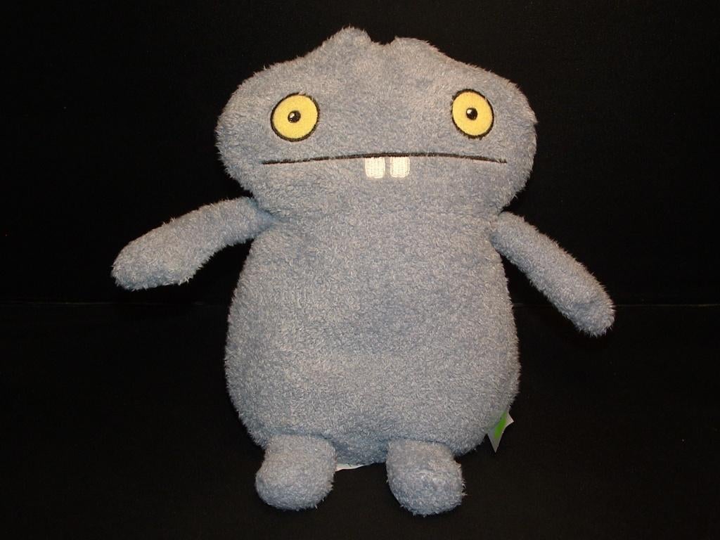 UGLY DOLLS POPJE MONSTER ZACHTE BADSTOF GRIJSBLAUW, Kinderen en Baby's, Speelgoed | Knuffels en Pluche, Verzenden, Nieuw, Overige typen