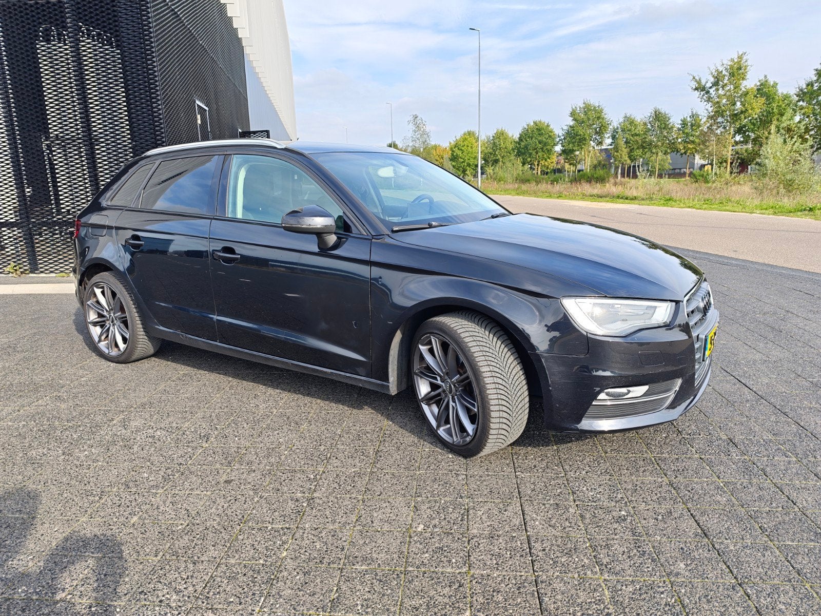 Audi A3 1.4TFSI G-tron S-tronic 2014 Zwart, Stof, 4 cilinders, Verwarmde buitenspiegels, Zwart