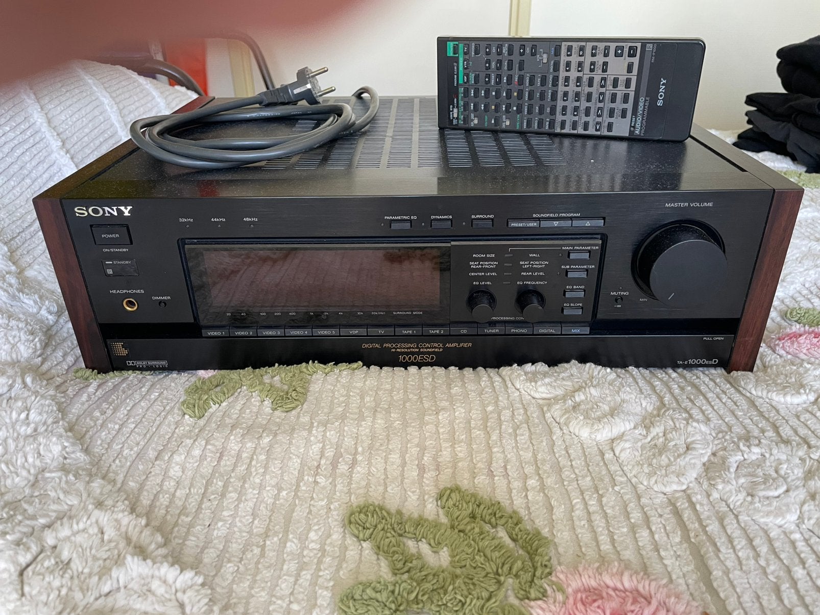 Sony voorversterker TA-E1000ES, Ophalen of Verzenden, Gebruikt, Sony